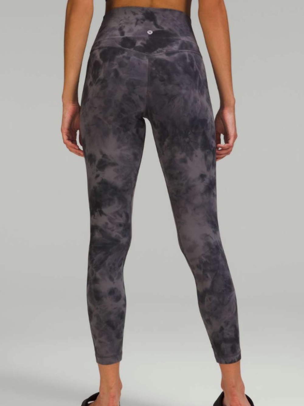 Lululemon Align High-Rise Pant 25” Diamond Dye Pitch Grey Graphite Grey Size 6 - Picture 8 of 10